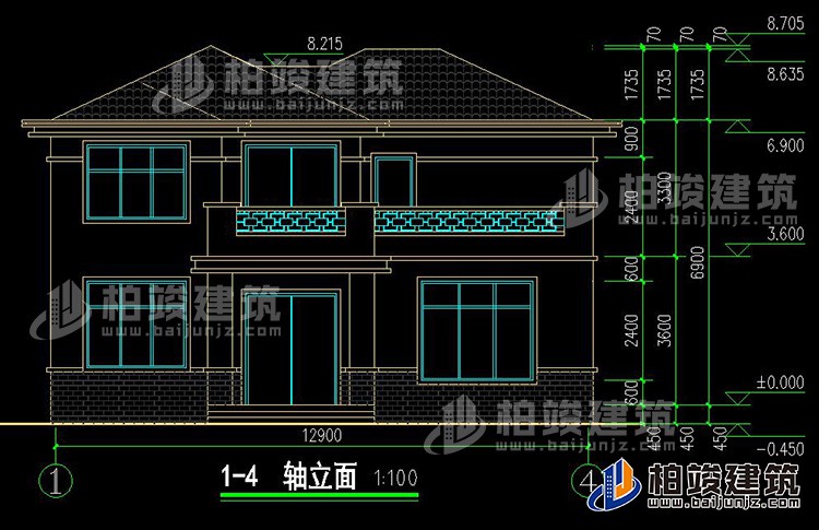 正立面图