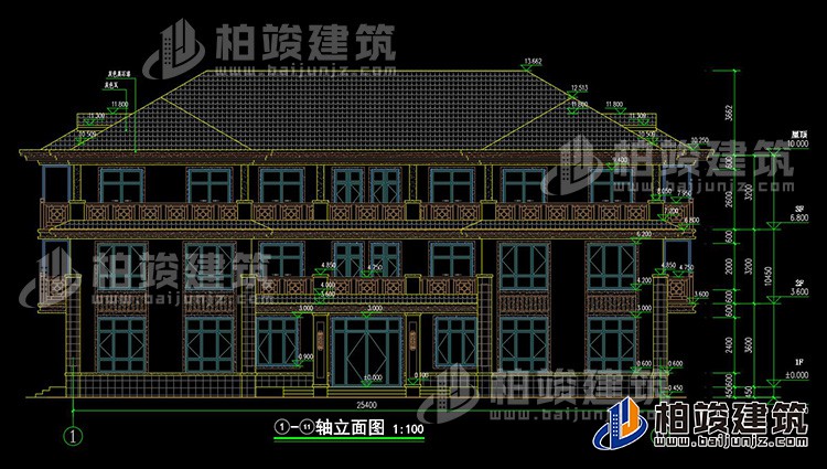 正立面图