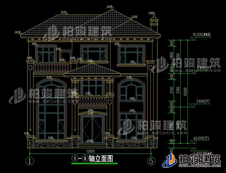 正立面图